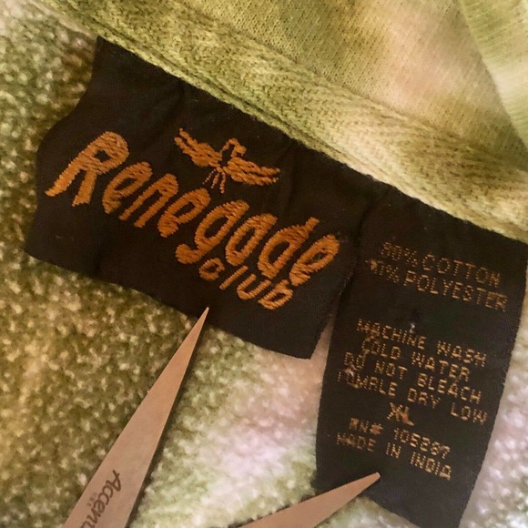 Renegade Club Vintage Sweatshirt Tie Dye Pullover - Picture 4 of 9
